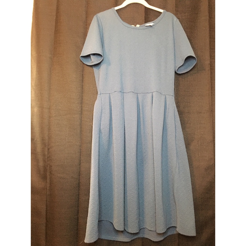 Short Sleeved Dress W/Pockets